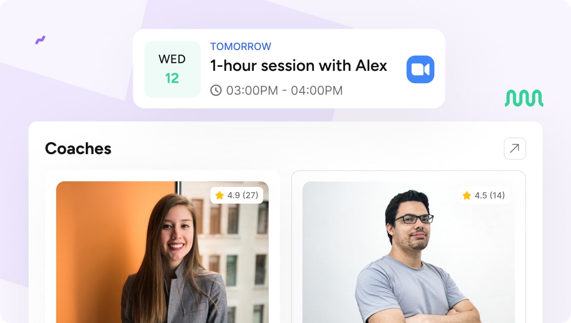 Mentors page example